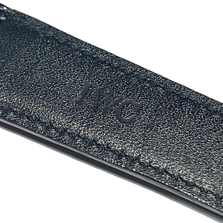 IWC spezzoni cinturino standard alligatore nero lucido 20/18 per fibbia Ardiglione IWA24351