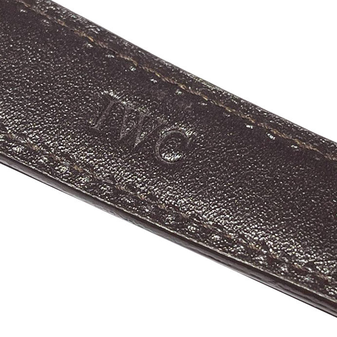IWC spezzoni cinturino XL alligatore marrone opaco 20/18 per fibbia ardiglione IWA19567