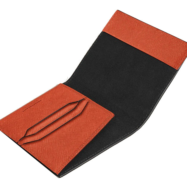 Montblanc porta passaporto pelle Sartorial mandarino 221356