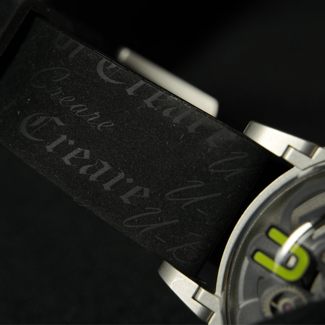 U-BOAT orologio U-65 SS GREEN 44mm scheletrato quarzo acciaio 3350