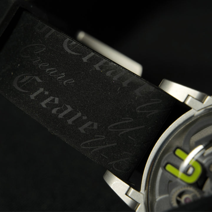 U-BOAT orologio U-65 SS GREEN 44mm scheletrato quarzo acciaio 3350