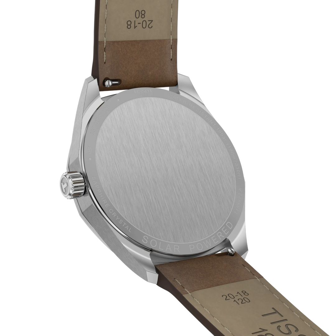 Tissot orologio PRC 100 Solar 39mm argento quarzo acciaio T151.422.16.031.00