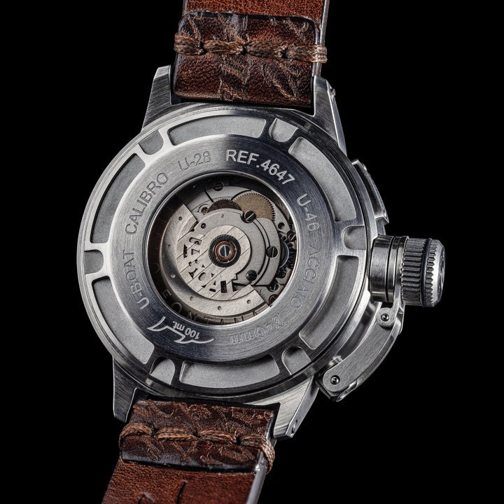 U-BOAT orologio Classico U-46 46mm beige automatico acciaio 4647