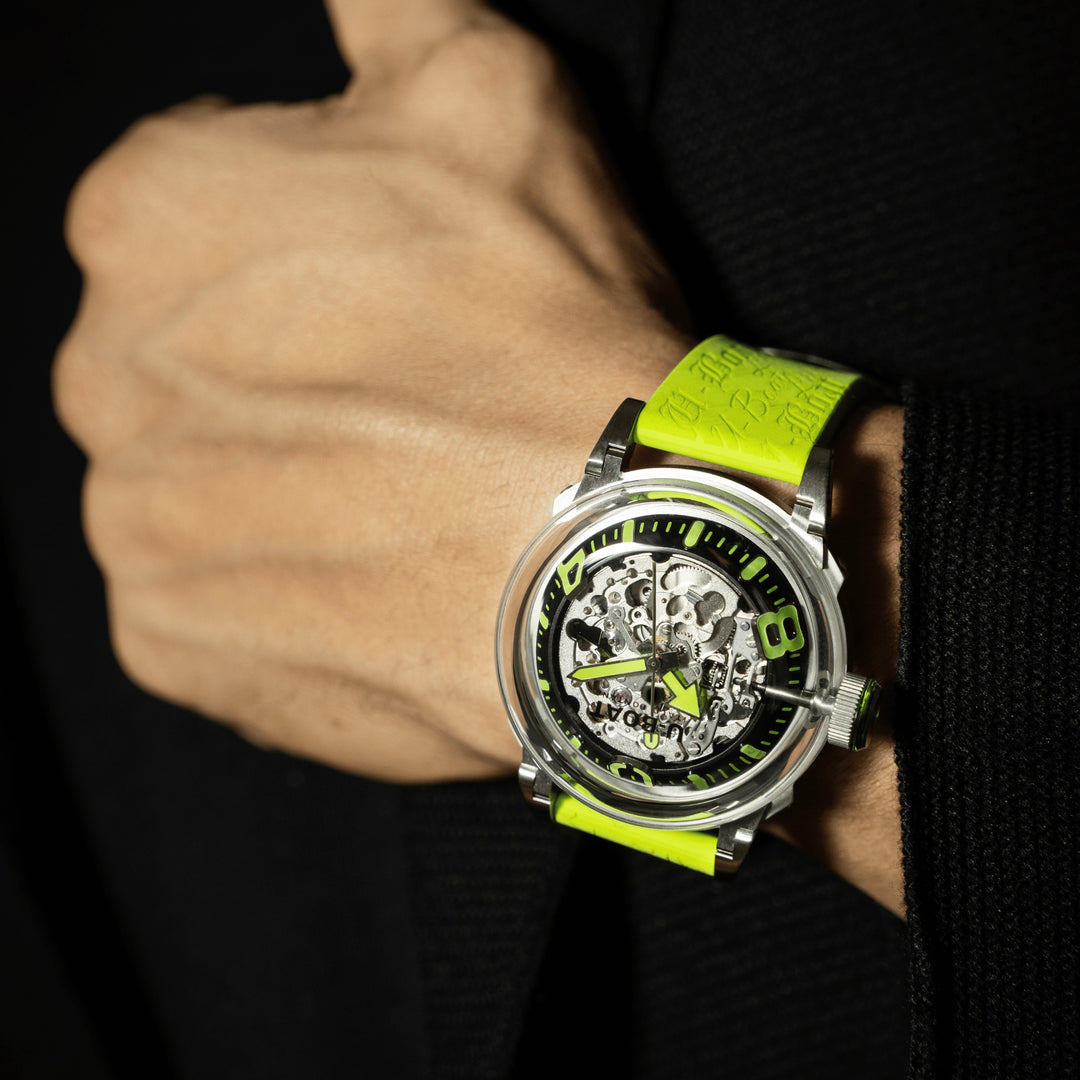 U-BOAT orologio U-65 44mm verde automatico acciaio 3344