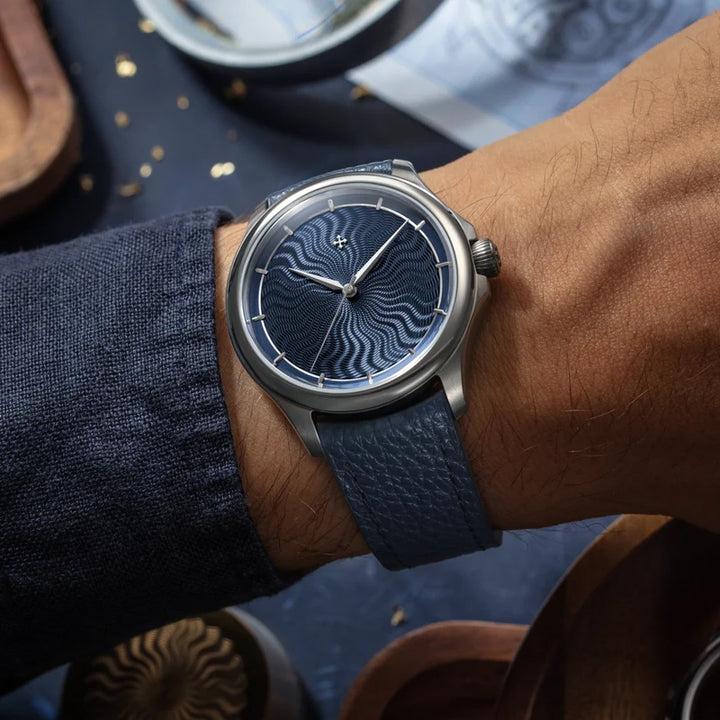 Venezianico Redentore Levius 38mm blue automatic titanium 1521500