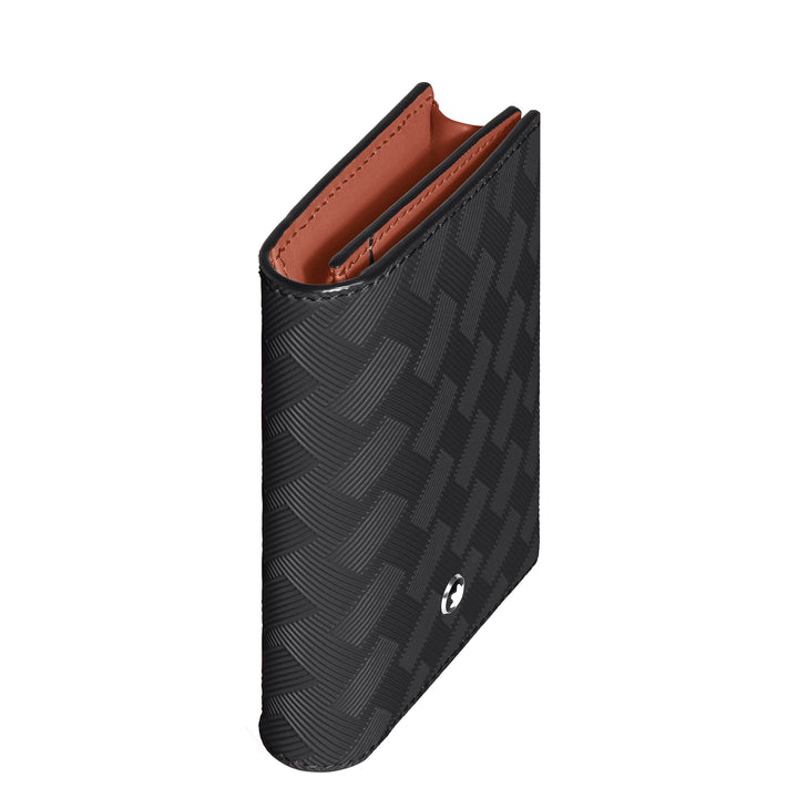 Montblanc card holder 4 pockets Extreme leather black/bauxite 223167