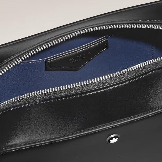 Montblanc trousse da toilette pelle Meisterstück nero 220408