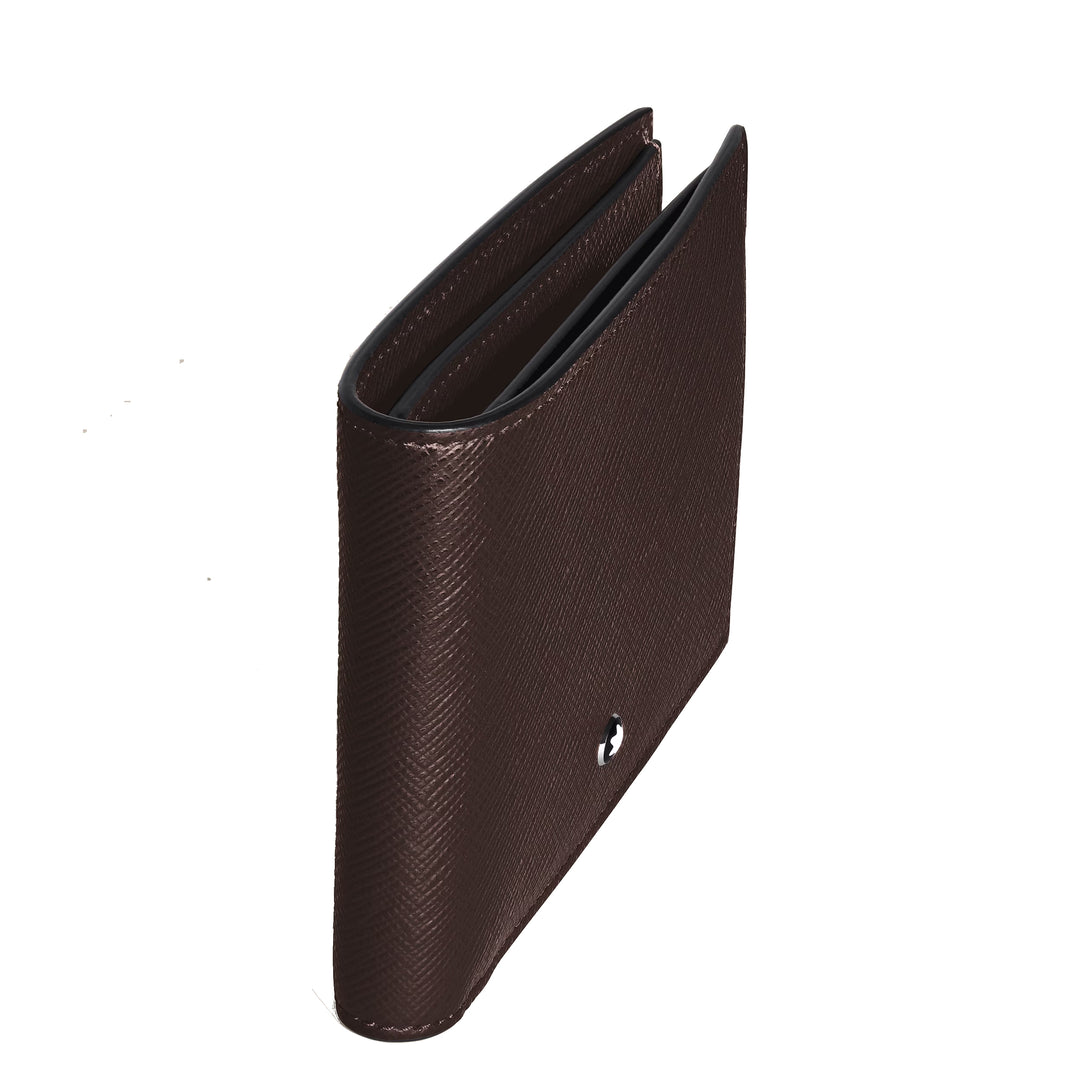 Montblanc portafoglio 8 tasche pelle Sartorial ebony colour 223023