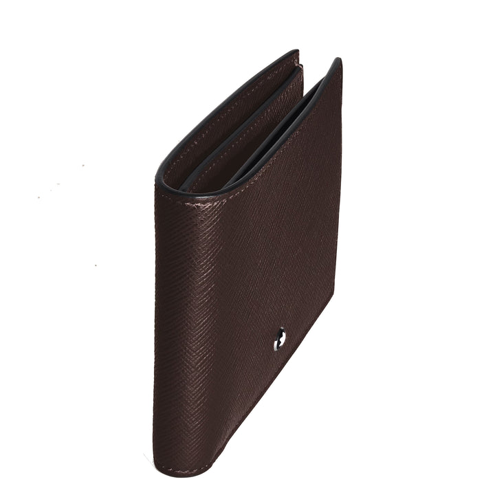 Montblanc portafoglio 8 tasche pelle Sartorial ebony colour 223023
