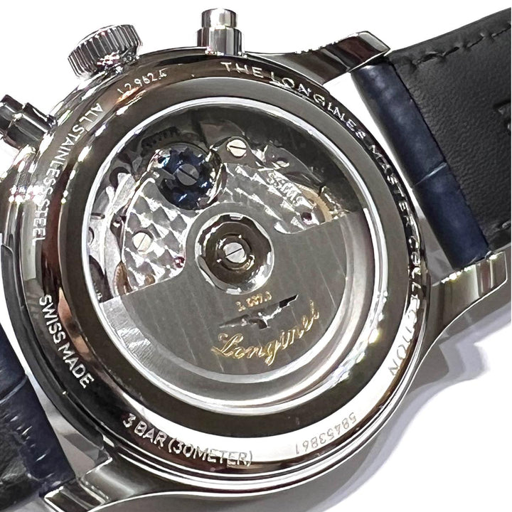Longines orologio Master Collection Chrono Moonphase 41mm argento automatico acciaio L2.962.4.73.2