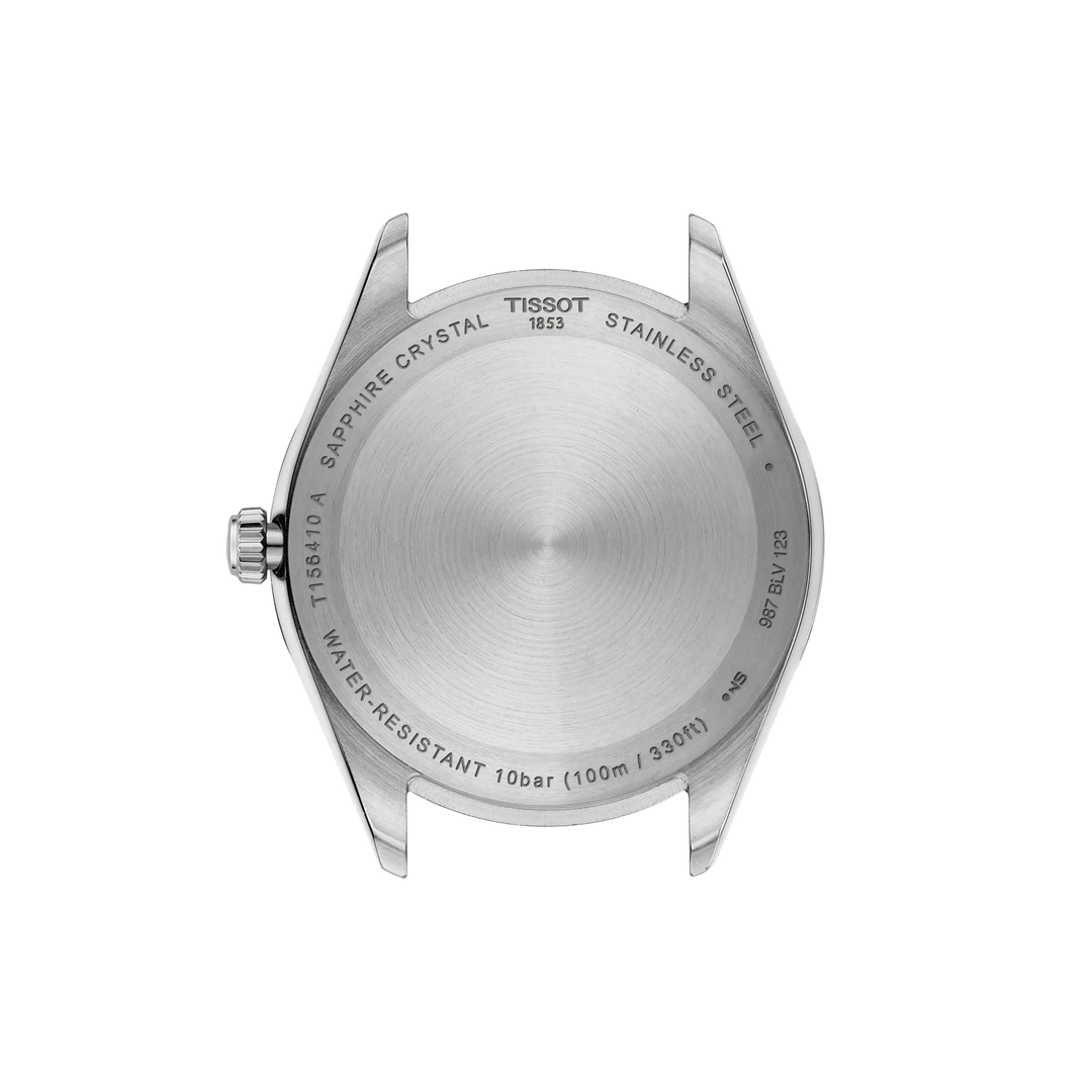 Tissot orologio Ballade 40mm argento quarzo acciaio finiture PVD oro giallo T156.410.22.031.00