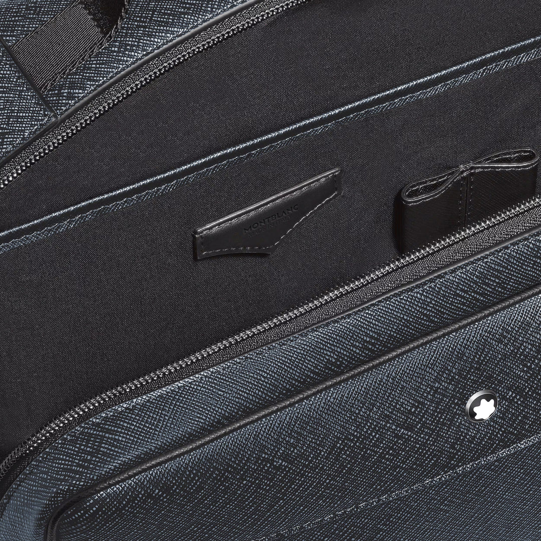 Montblanc zaino rettangolare Companion tweed blu 222875