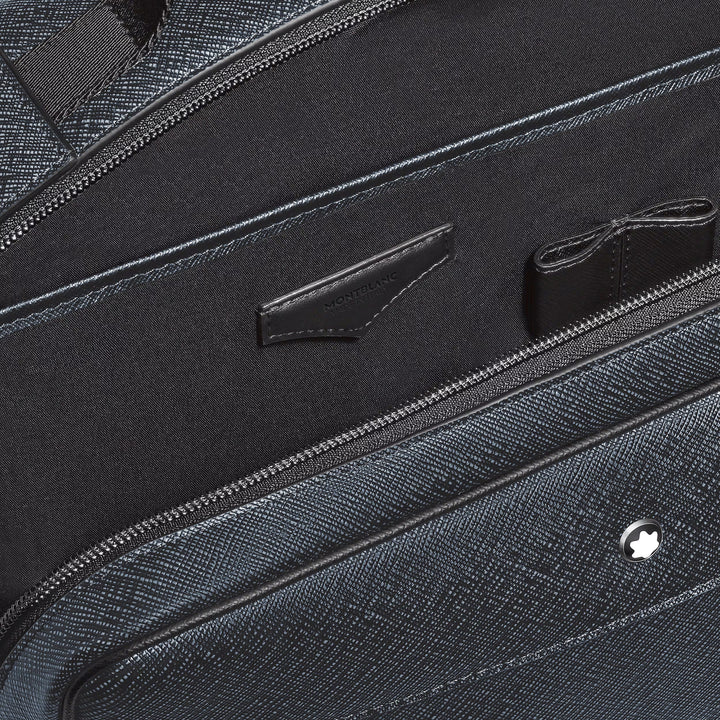 Montblanc zaino rettangolare Companion tweed blu 222875