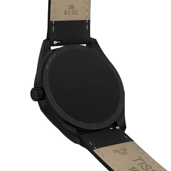 Tissot PRC 100 Solar 39mm nero quarzo acciaio finitura PVD nero T151.422.36.051.00