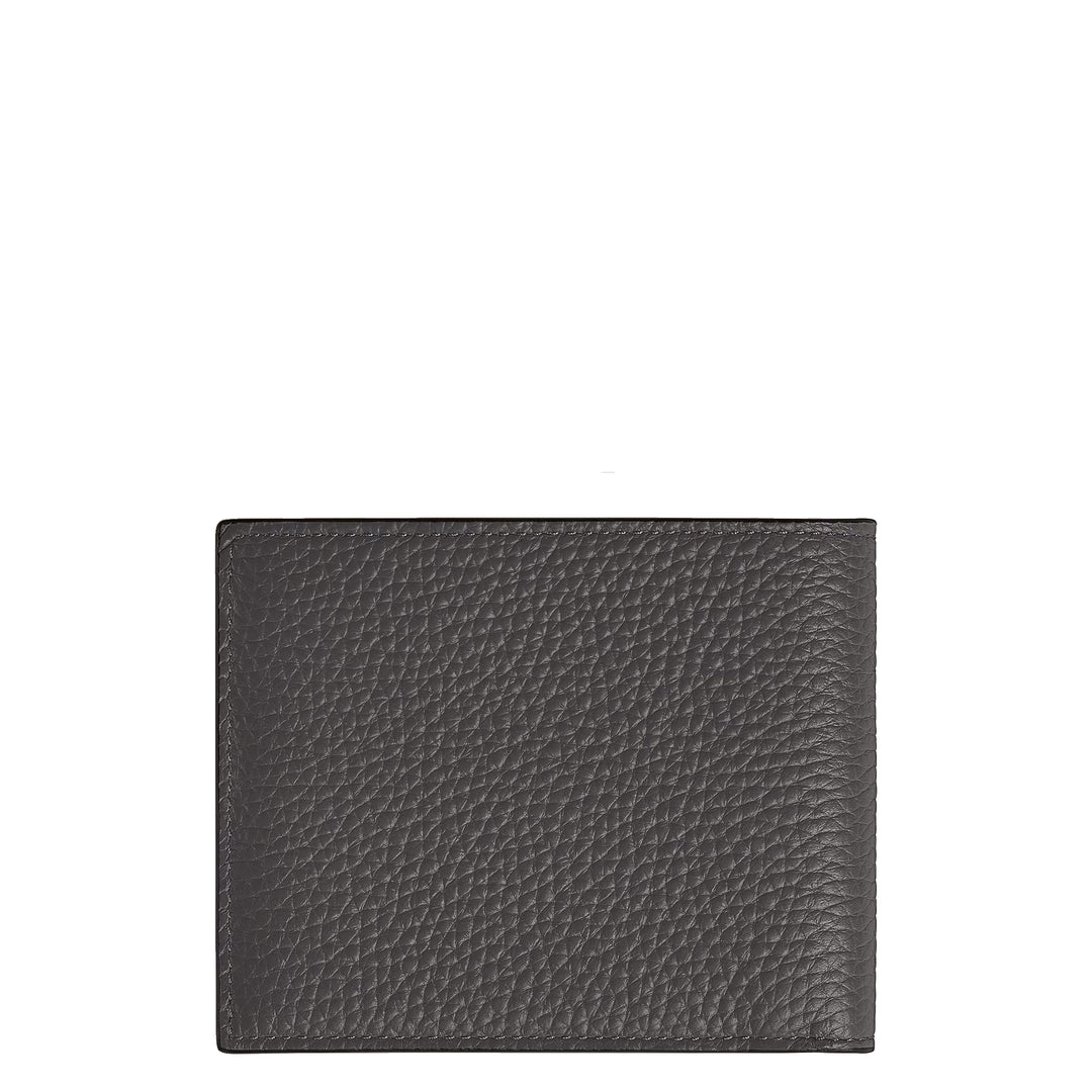 Montblanc portafoglio 6 Tasche pelle in grana forged iron 223013