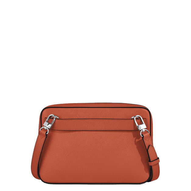 Montblanc borsa a tracolla piccola pelle Sartorial mandarino 221576