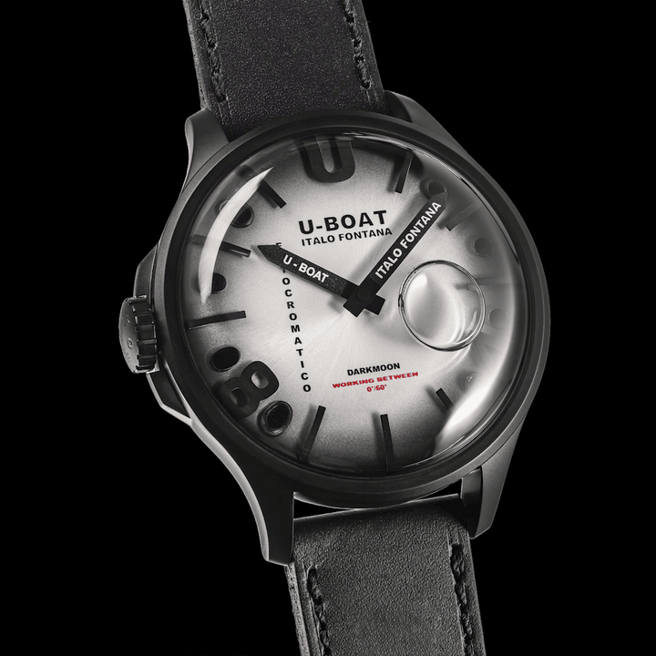 U-BOAT orologio Darkmoon Kama PVD Grey 46,50mm grigio quarzo acciaio PVD grigio 3339
