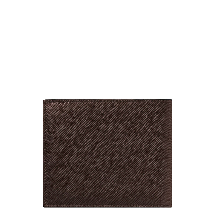 Montblanc portafoglio 8 tasche pelle Sartorial ebony colour 223023
