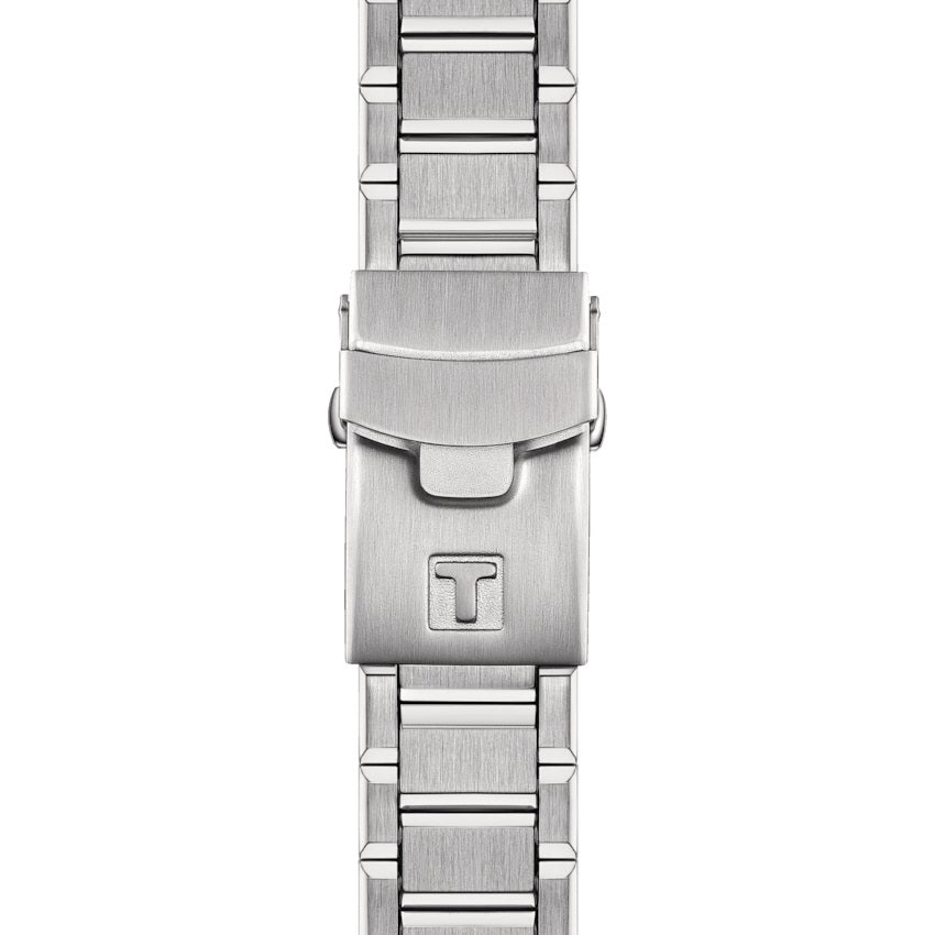 Tissot orologio T-Race Powermatic 80 41mm blu automatico acciaio T141.807.11.041.00