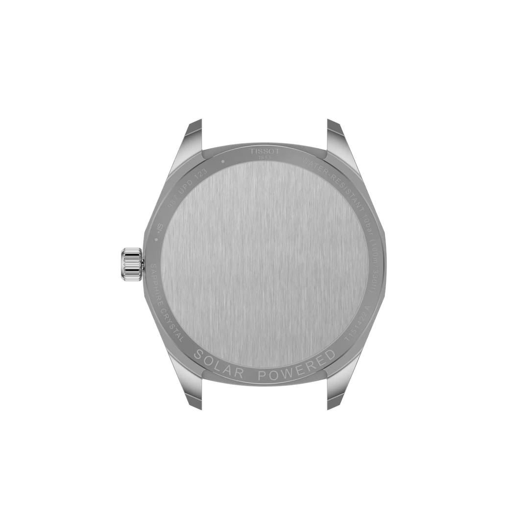 Tissot orologio PRC 100 Solar 39mm argento quarzo acciaio T151.422.16.031.00