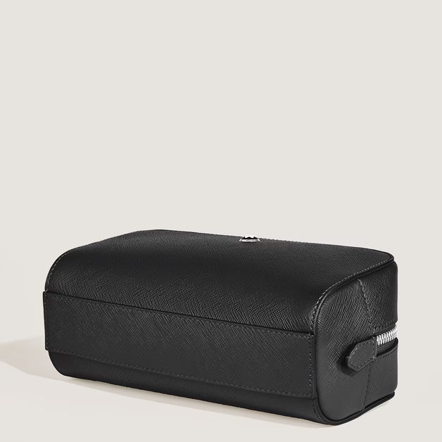 Montblanc trousse da toilette piccola pelle Sartorial nero 221572