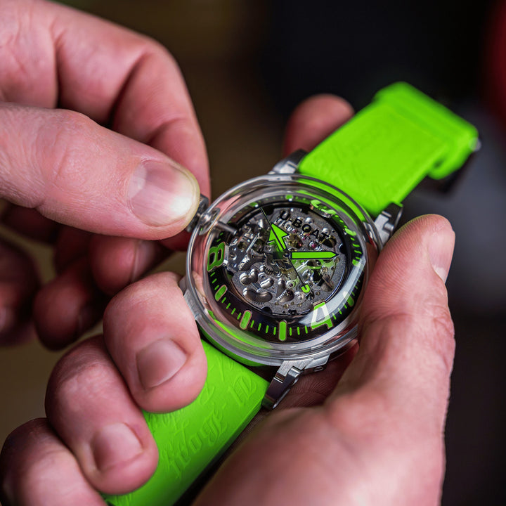 U-BOAT orologio U-65 44mm verde automatico acciaio 3344