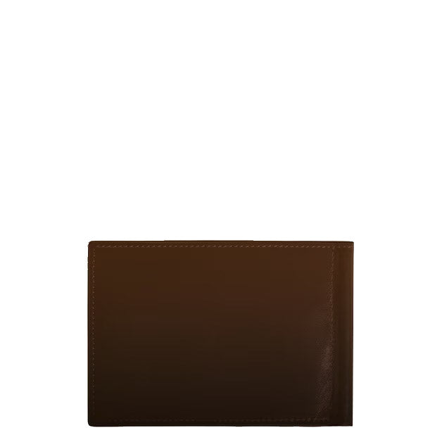 Montblanc portafoglio 6 tasche con fermasoldi Meisterstück Sfumato marrone 220316