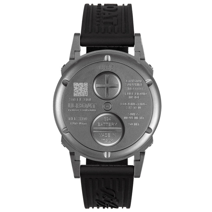 U-BOAT orologio U-65 SS GREEN 44mm scheletrato quarzo acciaio 3350