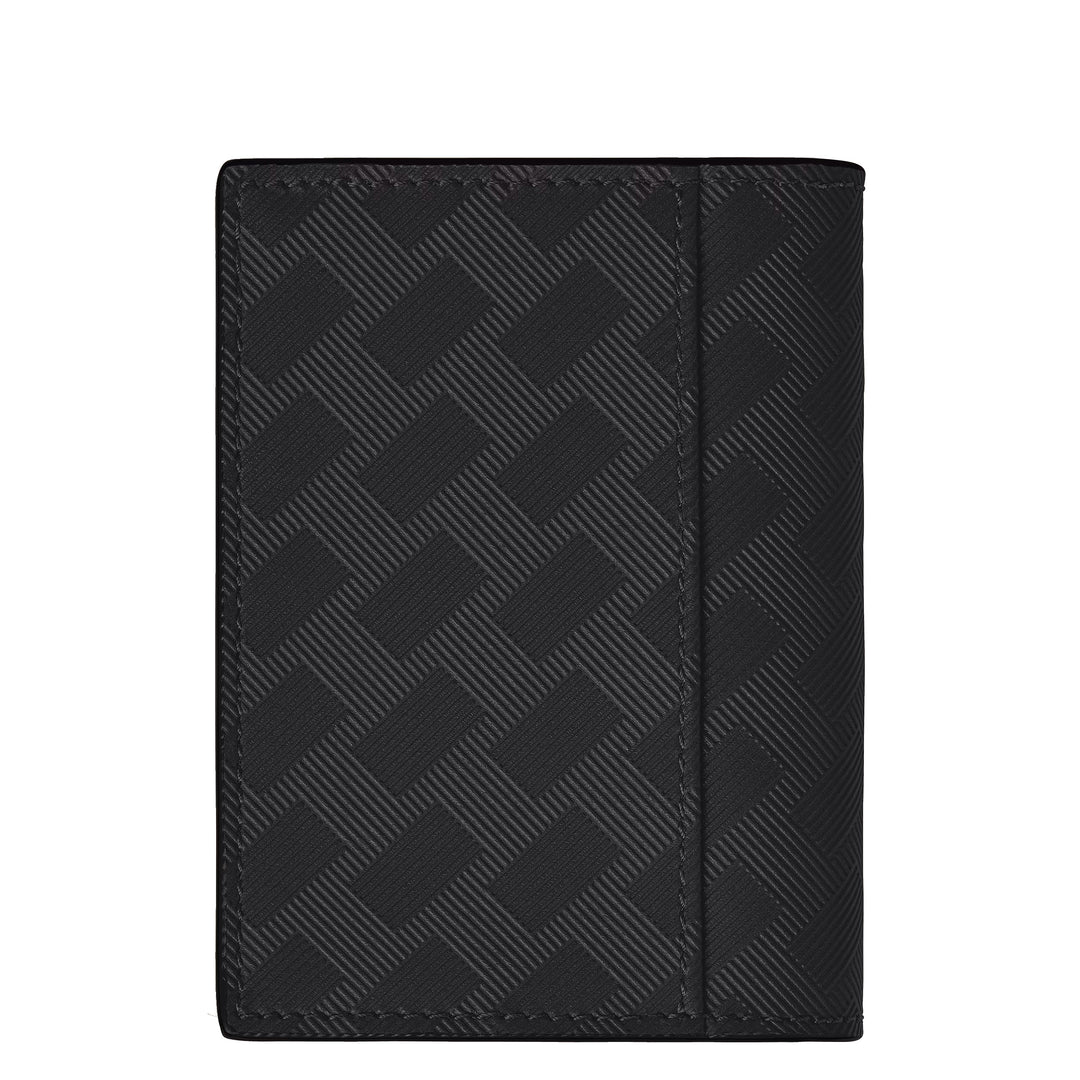 Montblanc card holder 4 pockets Extreme leather black/bauxite 223167