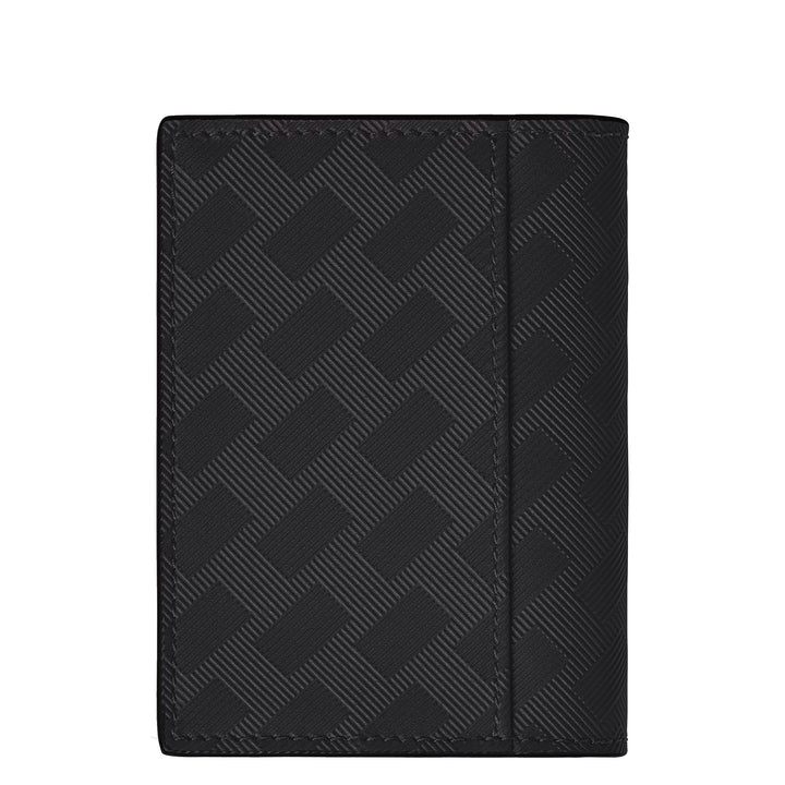 Montblanc card holder 4 pockets Extreme leather black/bauxite 223167