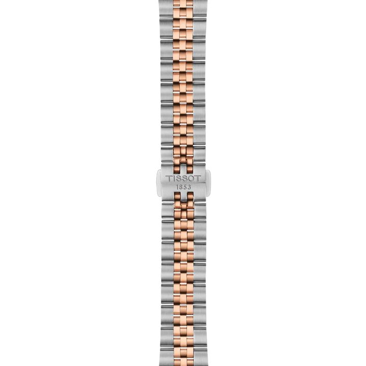 Tissot orologio Ballade 34mm blu quarzo acciaio finiture PVD oro rosa T156.210.22.041.00