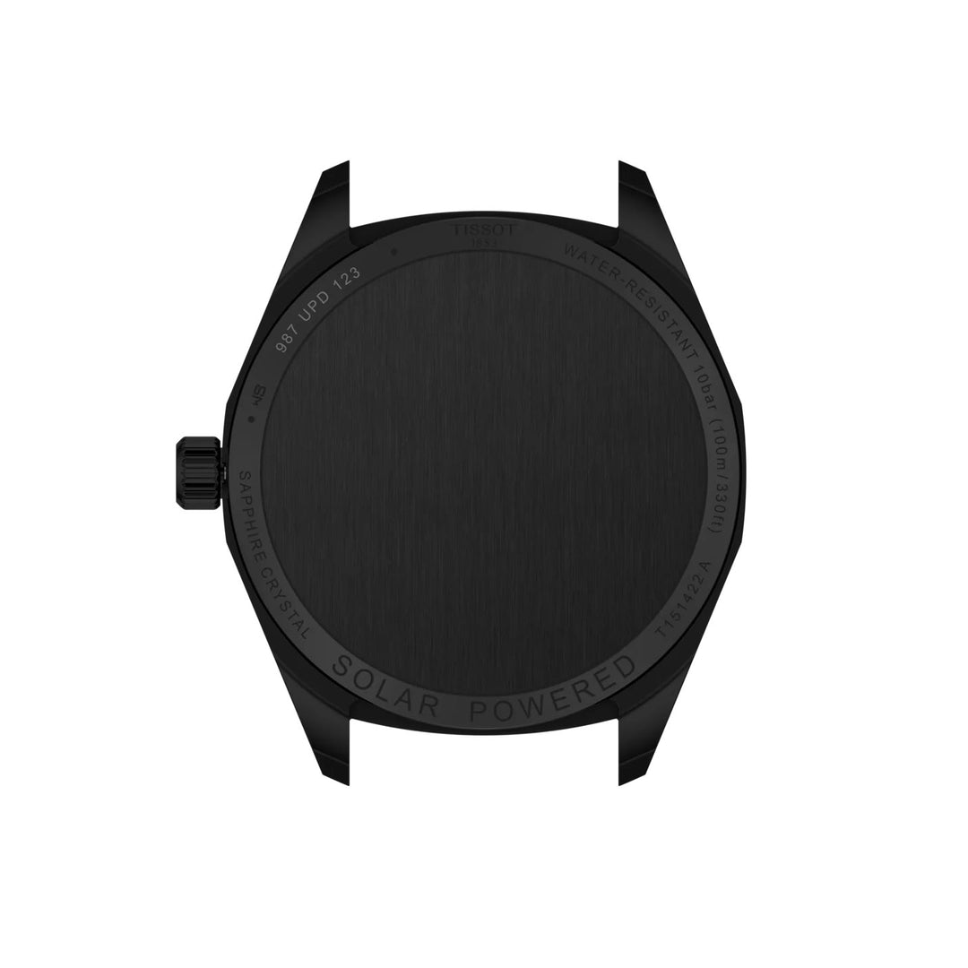 Tissot PRC 100 Solar 39mm nero quarzo acciaio finitura PVD nero T151.422.36.051.00