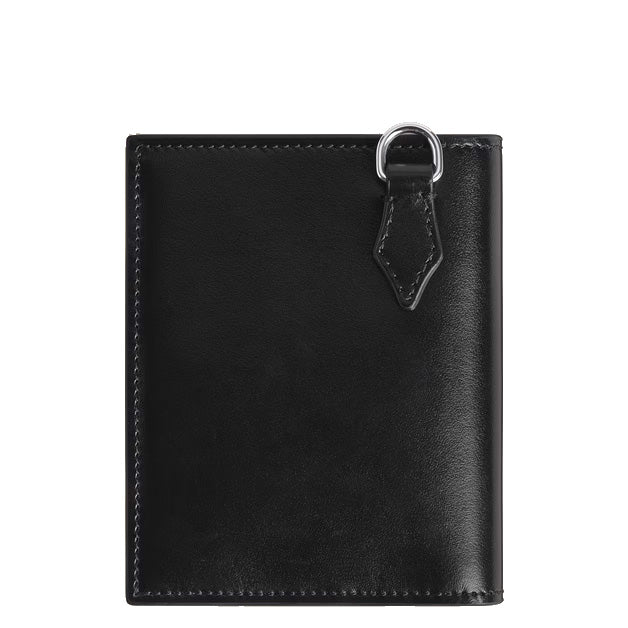 Montblanc portafoglio compatto 6 tasche pelle Meisterstück nero 221322
