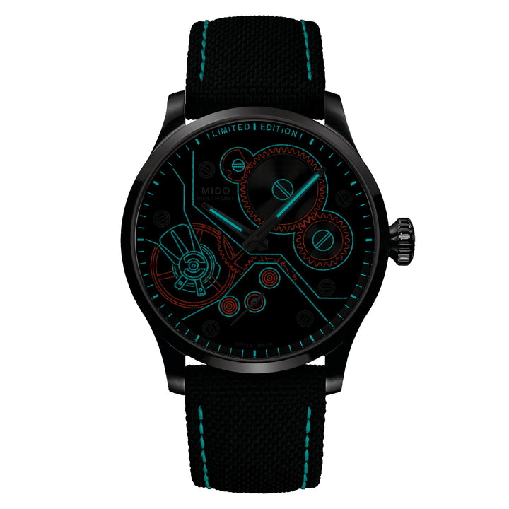 Mido orologio Multifort Mechanical Edizione limitata 999 pezzi 44mm antracite carica manuale acciaio M038.605.11.060.00