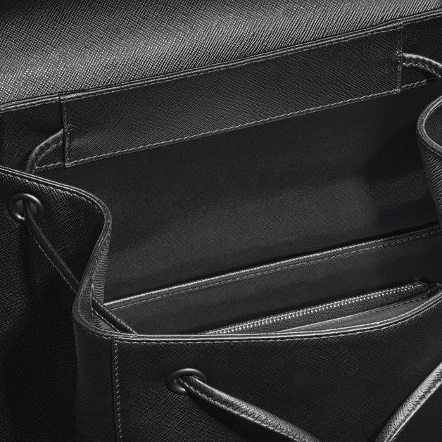 Montblanc zaino medio pelle Sartorial nero 220421
