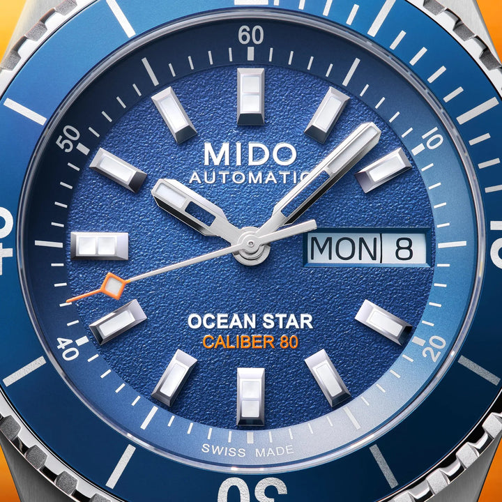 Mido orologio Ocean Star 200 41mm blu automatico acciaio M026.930.11.041.00