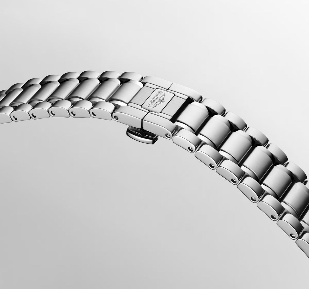 Longines orologio Master Collection 34mm madreperla diamanti automatico acciaio L2.450.4.87.6
