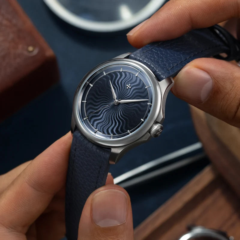 Venezianico Redentore Levius 38mm blue automatic titanium 1521500
