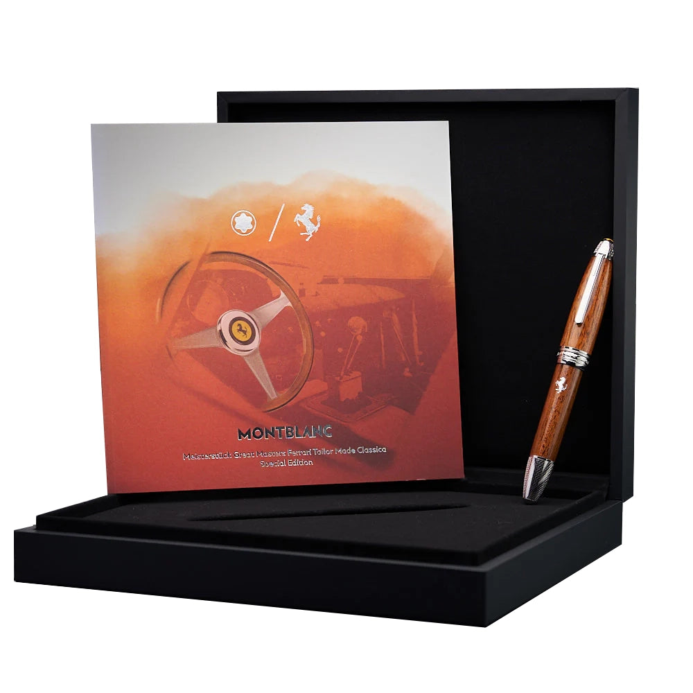Montblanc stilografica Meisterstück Great Masters Ferrari Tailor Made Classica Edizione Speciale punta M 131318