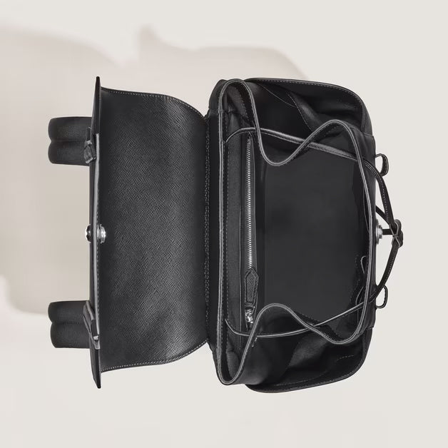 Montblanc zaino medio pelle Sartorial nero 220421