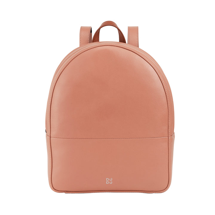 DUDU Zainetto Donna Colorato Estivo in Pelle Morbido Zaino Multicolor con Doppia Cerniera Zip