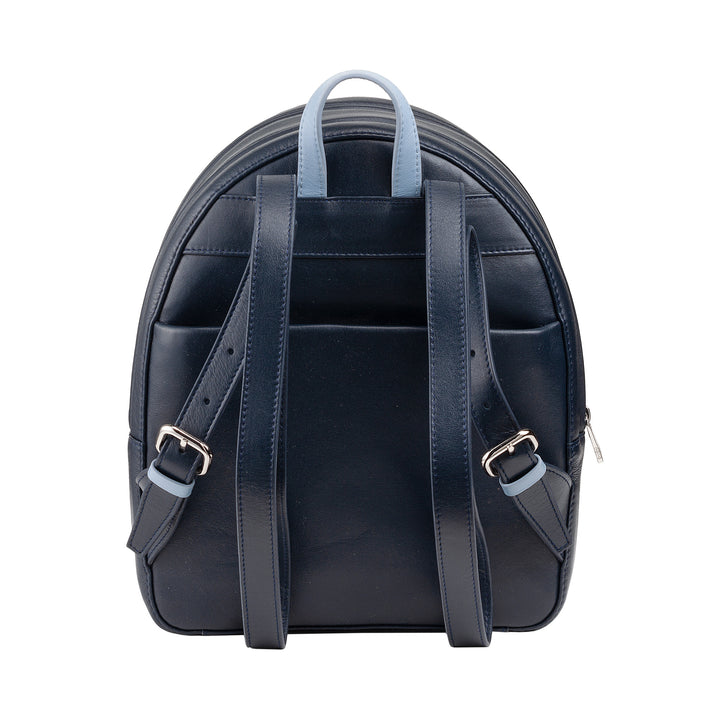 DUDU Zainetto Donna Colorato Estivo in Pelle Morbido Zaino Multicolor con Doppia Cerniera Zip
