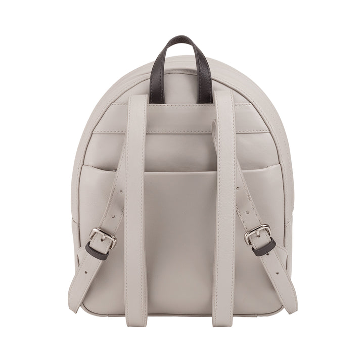 DUDU Zainetto Donna Colorato Estivo in Pelle Morbido Zaino Multicolor con Doppia Cerniera Zip