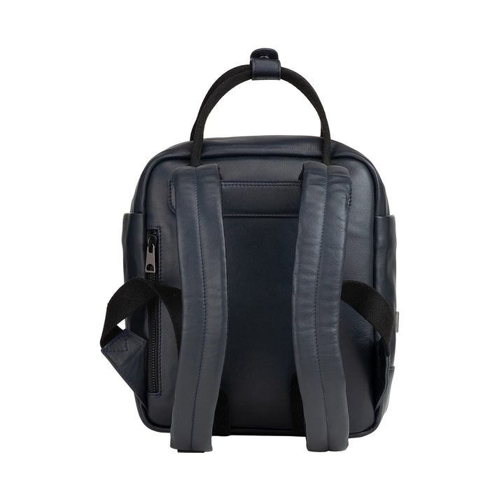 DUDU Zaino in Pelle Uomo Donna – Zainetto Casual Unisex Elegante e Compatto, 6,5 Litri, con Tasca Frontale e Scomparto Tablet, Perfetto per Lavoro, Viaggio e Tempo Libero