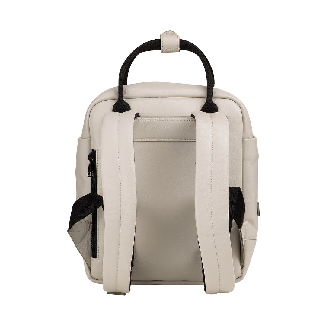 DUDU Zaino in Pelle Uomo Donna – Zainetto Casual Unisex Elegante e Compatto, 6,5 Litri, con Tasca Frontale e Scomparto Tablet, Perfetto per Lavoro, Viaggio e Tempo Libero