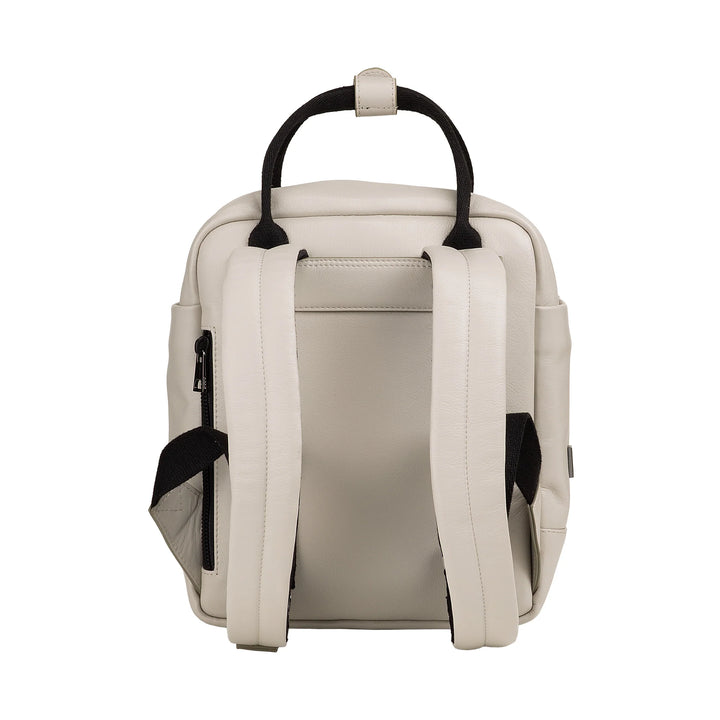 DUDU Zaino in Pelle Uomo Donna – Zainetto Casual Unisex Elegante e Compatto, 6,5 Litri, con Tasca Frontale e Scomparto Tablet, Perfetto per Lavoro, Viaggio e Tempo Libero