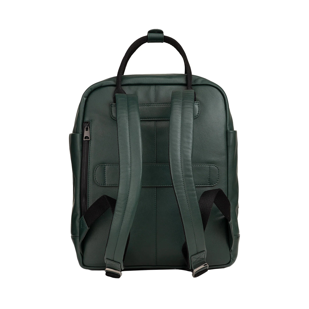 DUDU Zaino in Pelle Uomo Donna – Zaino Casual Unisex Elegante e Capiente, 19 Litri, con Tasca Frontale e Scomparto Tablet, Perfetto per Lavoro, Viaggio e Tempo Libero