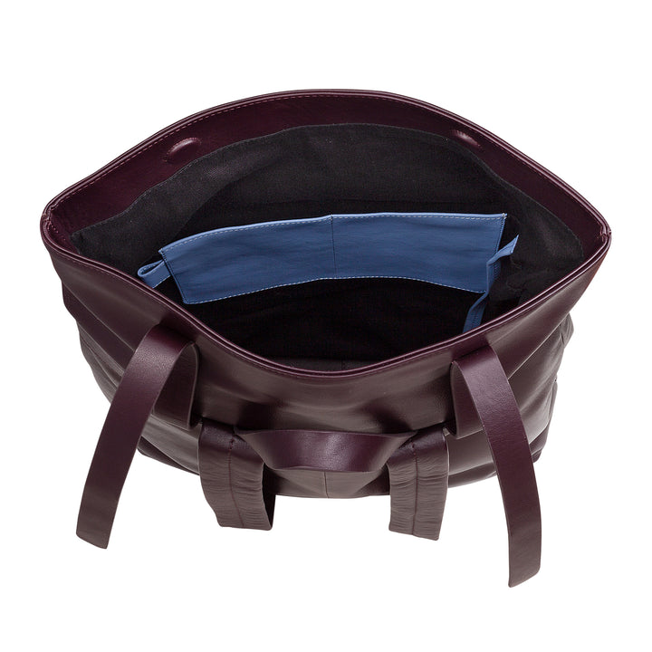 DUDU Zaino Colorato in Pelle da Uomo Donna, Zaino Grande Morbido 14L Multitasche Design Sportivo Casual