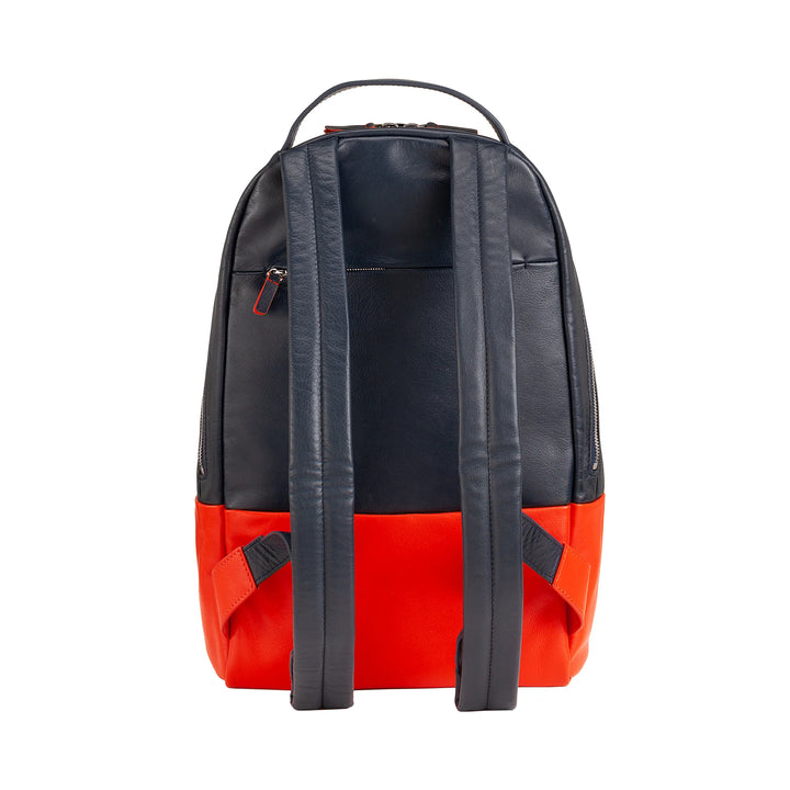 DUDU Herren-Sportrucksack aus mehrfarbigem Leder, weicher, farbiger Damen-Rucksack mit Diebstahlsicherungstasche