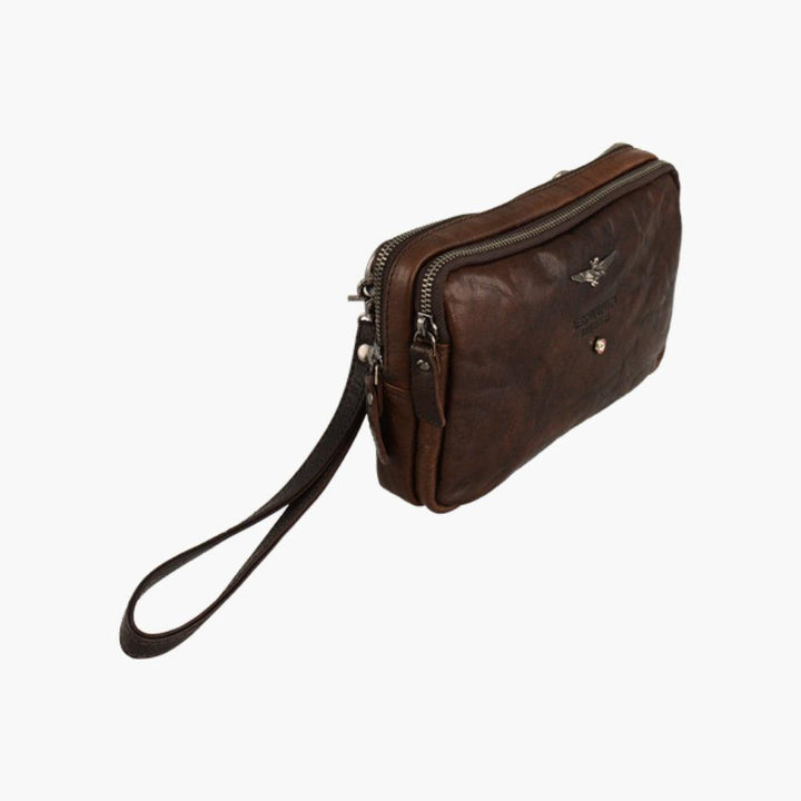 Aeronautica Militare Tracolla piccola in pelle Vintage AM309-MO - Capodagli 1937